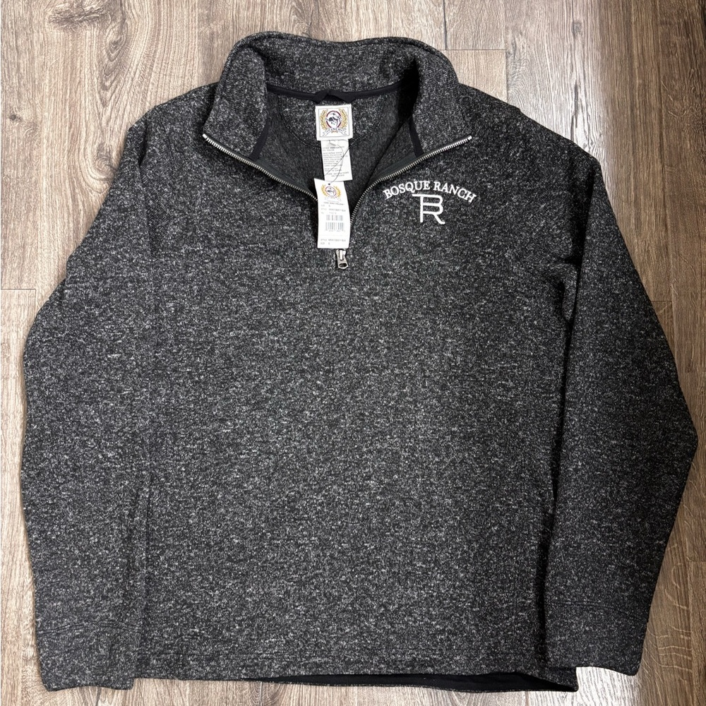 Men's Cinch Brand - Bosque Ranch branded Gray Sweater